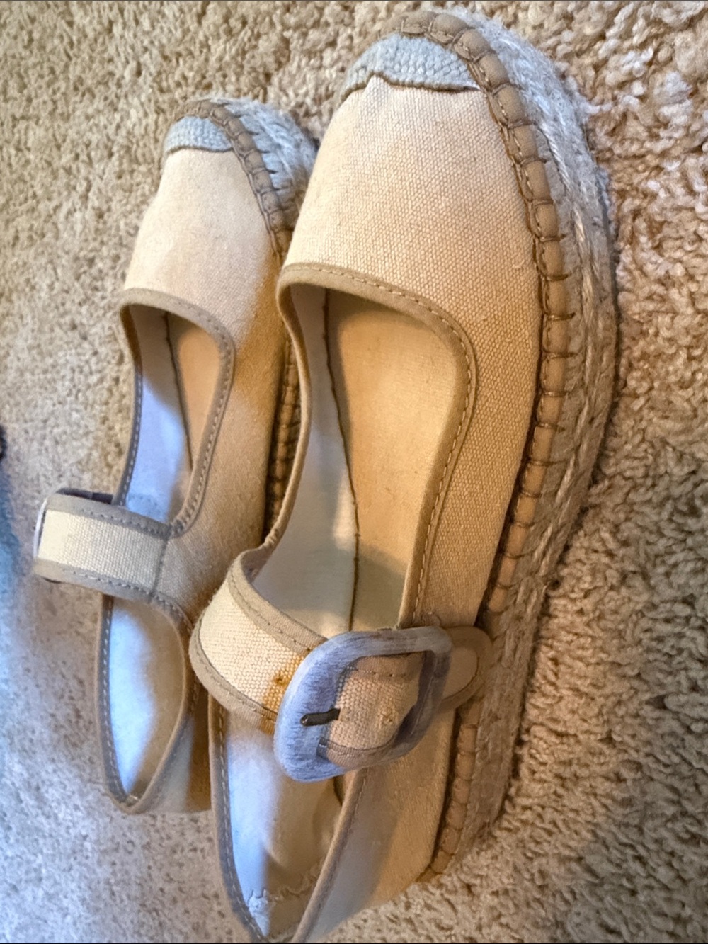 Free People Surfside Espadrille Mary Jane Flats